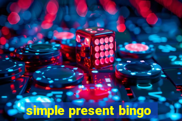 simple present bingo