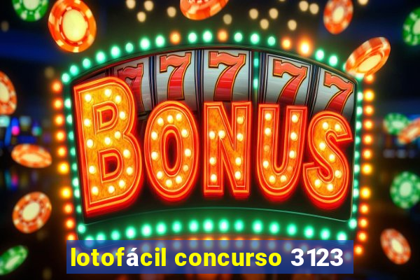 lotofácil concurso 3123