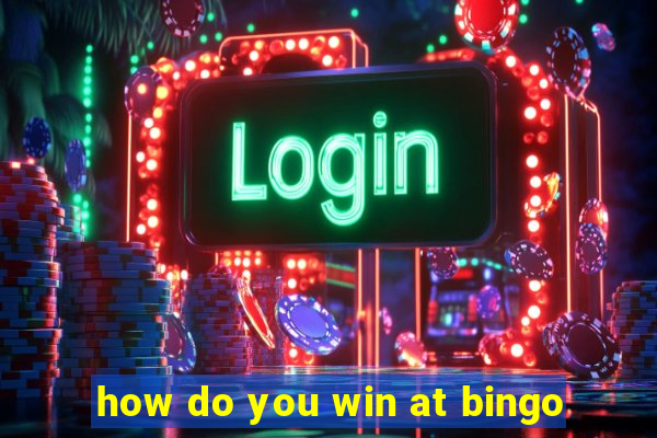 how do you win at bingo