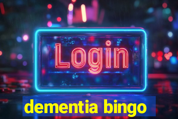 dementia bingo