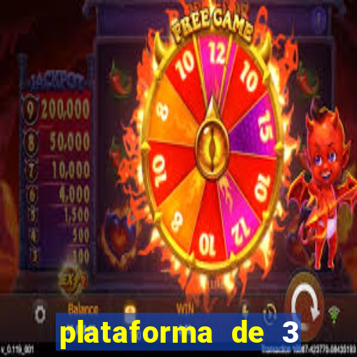 plataforma de 3 reais tigre