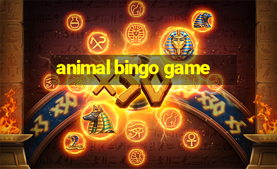 animal bingo game