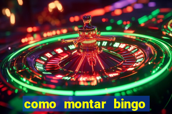 como montar bingo brinquedos toia