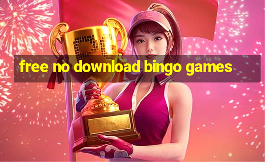 free no download bingo games