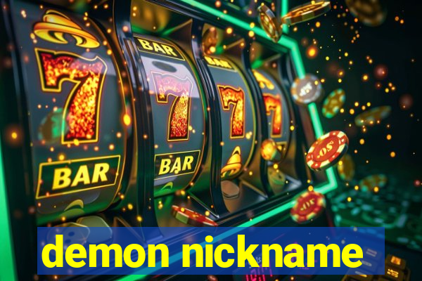 demon nickname