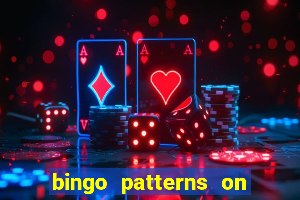 bingo patterns on slot machines