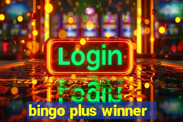 bingo plus winner