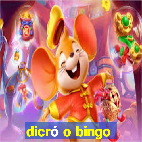 dicró o bingo