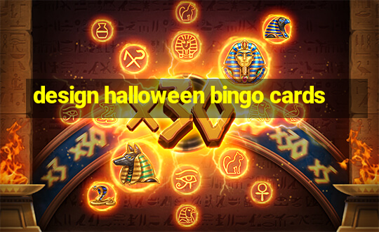 design halloween bingo cards