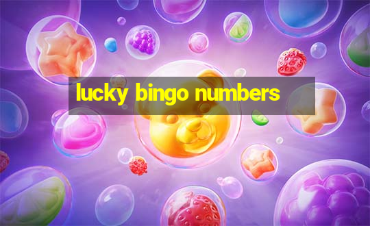 lucky bingo numbers