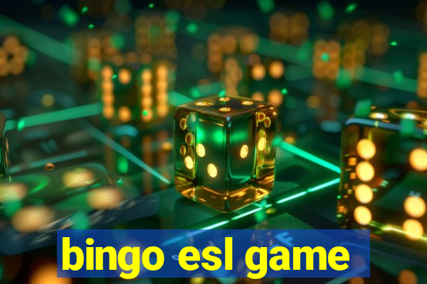 bingo esl game