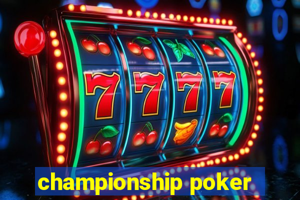 championship poker