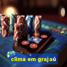 clima em grajaú