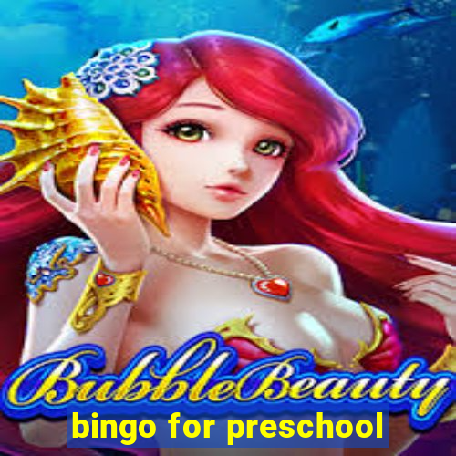 bingo for preschool