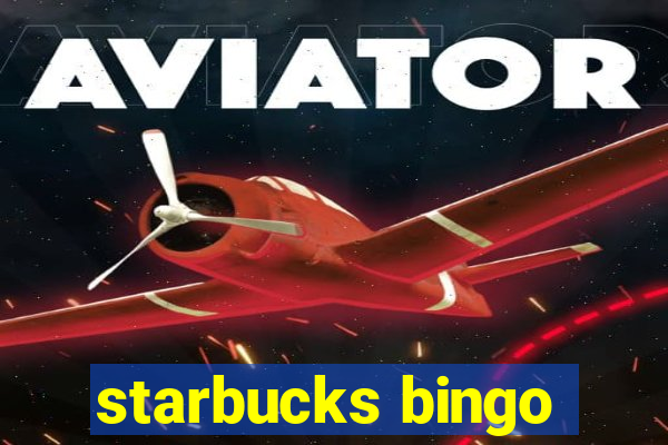 starbucks bingo