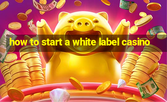 how to start a white label casino