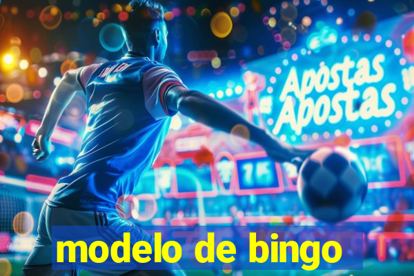 modelo de bingo