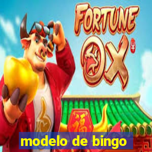 modelo de bingo