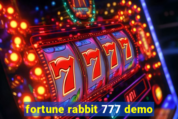 fortune rabbit 777 demo