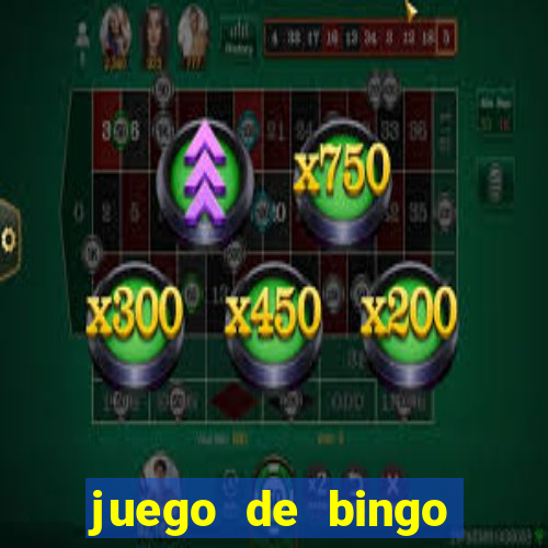 juego de bingo para ganar dinero