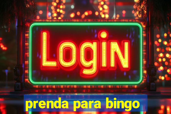 prenda para bingo