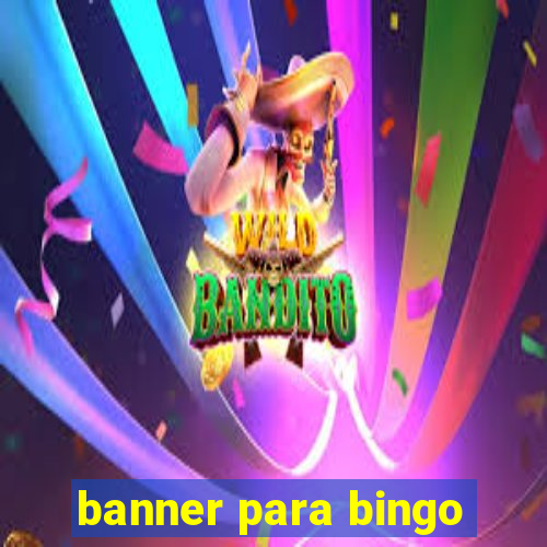 banner para bingo