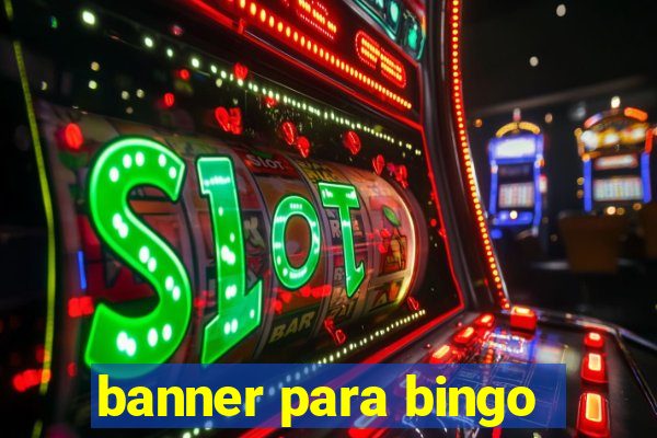 banner para bingo