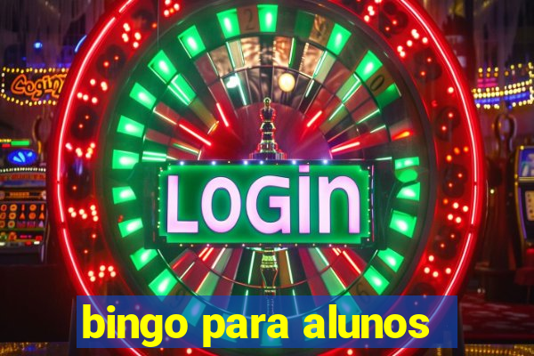 bingo para alunos