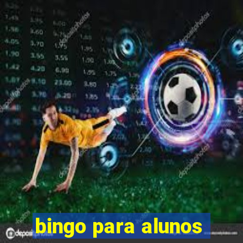 bingo para alunos