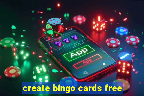 create bingo cards free