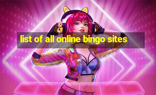 list of all online bingo sites