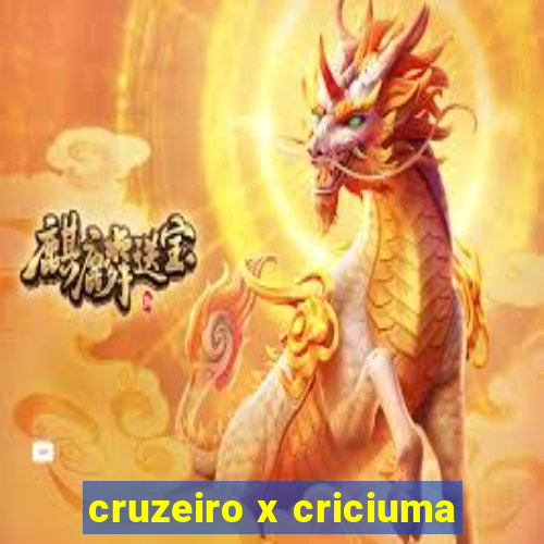 cruzeiro x criciuma