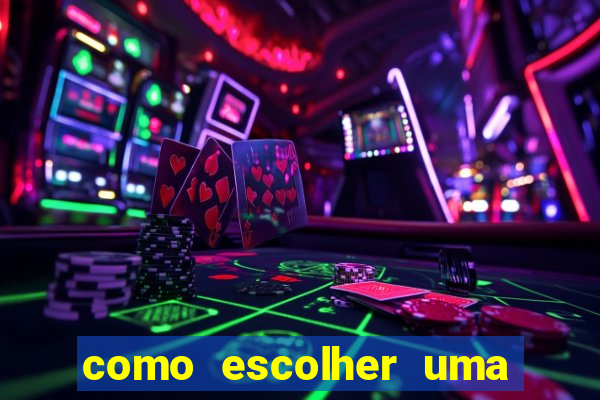 como escolher uma boa cartela de bingo