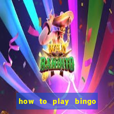 how to play bingo bonus scratch card