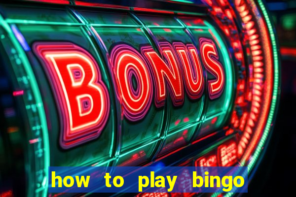 how to play bingo bonus scratch card