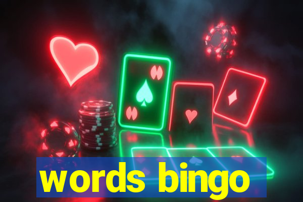 words bingo