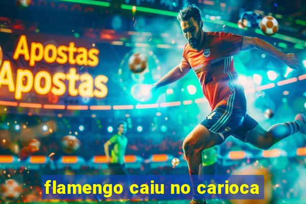 flamengo caiu no carioca