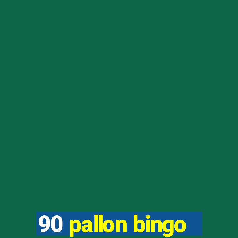 90 pallon bingo