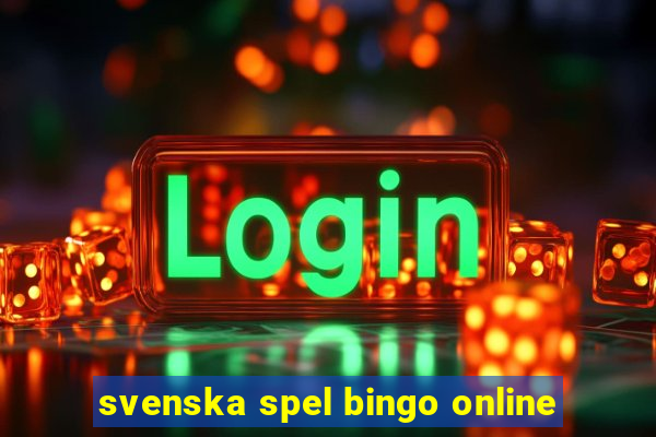 svenska spel bingo online