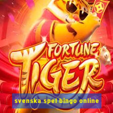 svenska spel bingo online