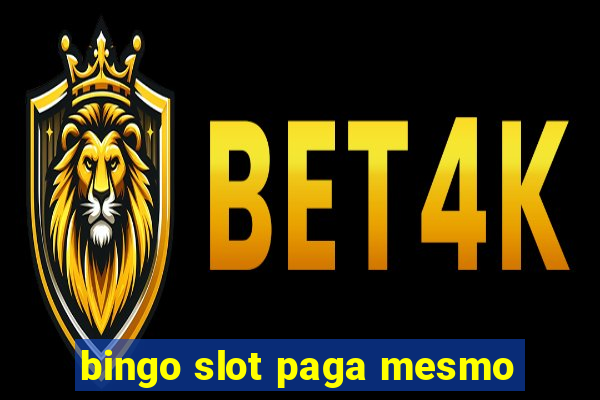 bingo slot paga mesmo