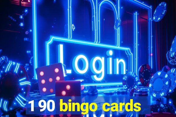 1 90 bingo cards