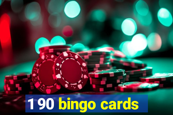 1 90 bingo cards