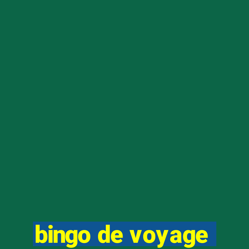 bingo de voyage