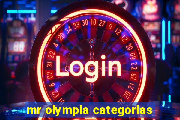 mr olympia categorias