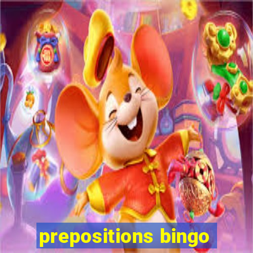 prepositions bingo