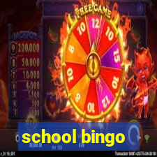 school bingo