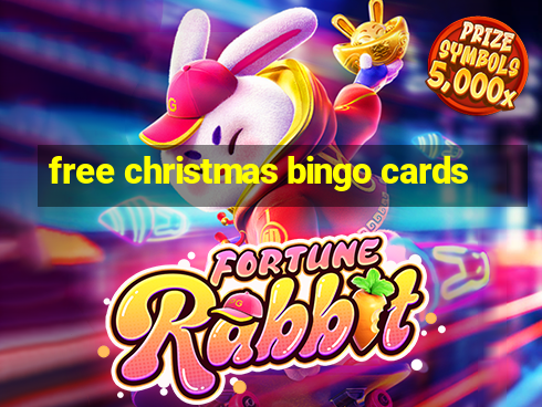 free christmas bingo cards