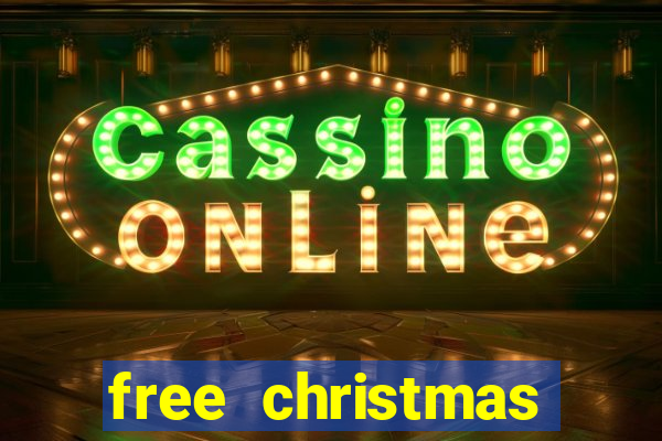 free christmas bingo cards