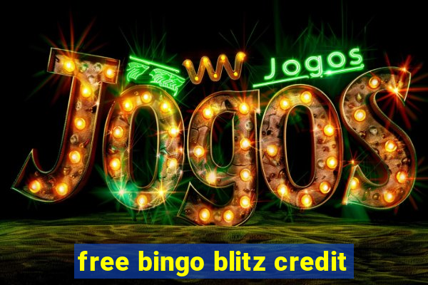 free bingo blitz credit